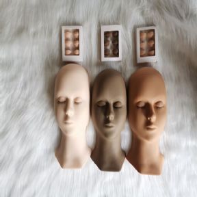 Mannequin head  with removable lids